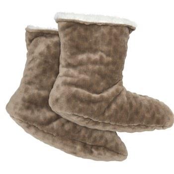 Damella Strumpor Jaquard Fleece Slippers Vit polyester Strl 35/37 Dam