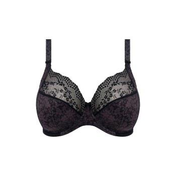 Elomi BH Lucie Underwire Stretch Plunge Bra Svart D 90 Dam