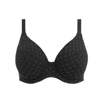 Elomi Bazaruto Underwire Plunge Bikini Top Svart polyamid H 80 Dam