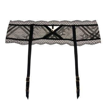 Freya Fatale Suspender Svart Large Dam