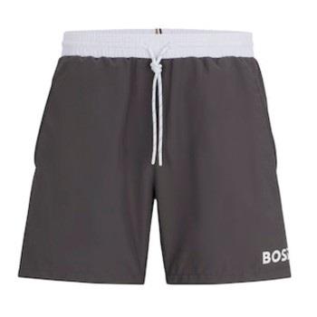 BOSS Badbyxor Starfish Swim Shorts Grå polyester Medium Herr