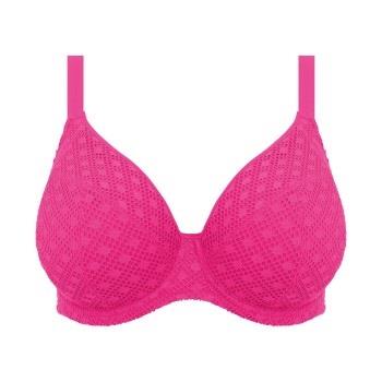 Elomi Bazaruto Underwire Plunge Bikini Top Rosa polyamid F 85 Dam