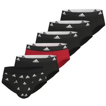 adidas Kalsonger 12P Active Flex Cotton Briefs Svart/Röd bomull Medium...