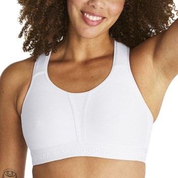 Swegmark BH Kimberly Iconic Moulded Cups Sports Bra Vit polyamid B 70 ...