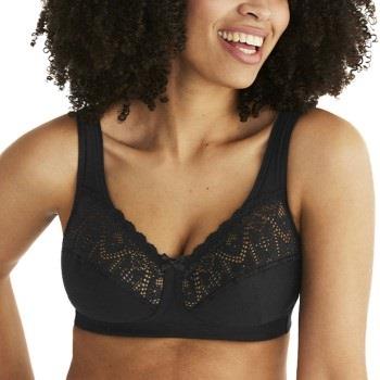 Swegmark BH True Beauty Fairtrade Soft Bra Svart bomull C 75 Dam