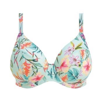 Elomi Sunshine Cove Underwire Plunge Bikini Top Blå Mönstrad F 80 Dam