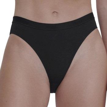 Sloggi Trosor 3P GO Casual High Leg Brief Svart bomull Large Dam