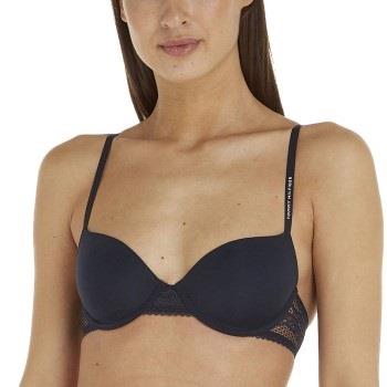 Tommy Hilfiger BH Lace Trim Balconette Bra Marin C 70 Dam