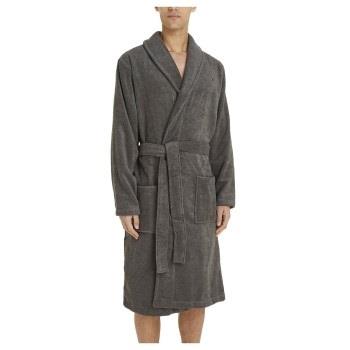 Tommy Hilfiger Cotton Towelling Bathrobe Grå bomull Medium Herr