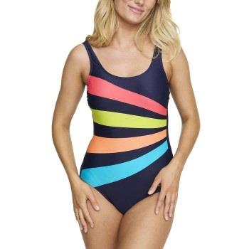 Damella Alice Chlorine Resistant Swimsuit Flerfärgad-2 38 Dam