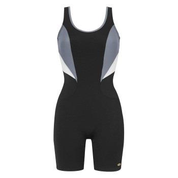 Damella Cindy Chlorine Resistant Long Leg Swimsuit Svart polyamid 40 D...