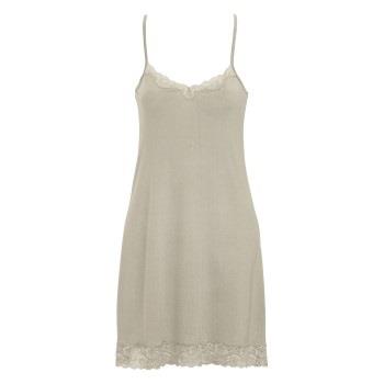 Damella Silk Nightdress Nougat silke Medium Dam