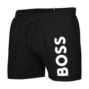 BOSS Badbyxor Swimshorts Octopus Svart polyamid Medium Herr