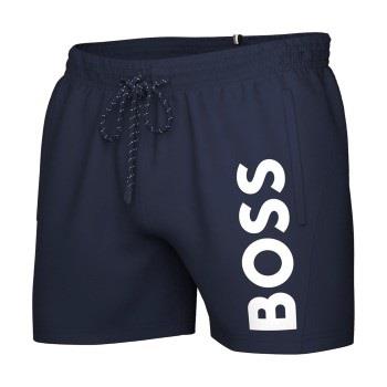 BOSS Badbyxor Swimshorts Octopus Blå polyamid Large Herr