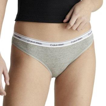 Calvin Klein Trosor Modern Logo Bikini Brief Grå bomull X-Small Dam