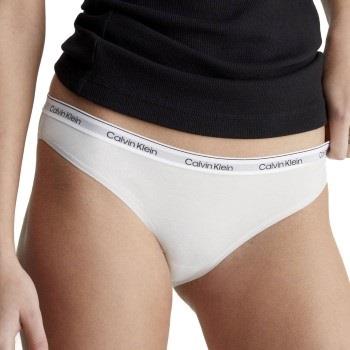 Calvin Klein Trosor Modern Logo Bikini Brief Vit bomull Small Dam