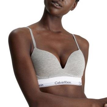 Calvin Klein BH Plunge Push Up Bra Grå B 65 Dam