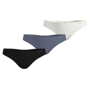 Calvin Klein Trosor 3P Invisible Thong Panties Flerfärgad X-Large Dam