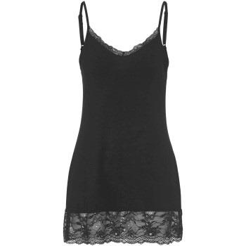 Damella Lace Camisole Svart viskos 38 Dam