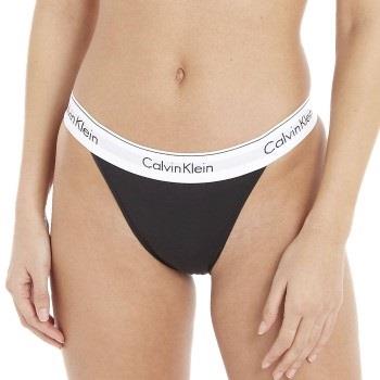 Calvin Klein Trosor Modern Cotton Tanga Panty Svart Medium Dam