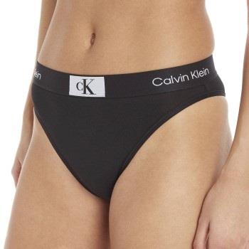 Calvin Klein Trosor CK96 High Waisted Brazilian Briefs Svart bomull X-...