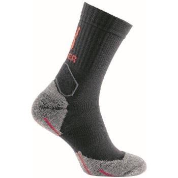 Seger Strumpor Work Mid Wool Regular Sock Svart/Grå Strl 46/48