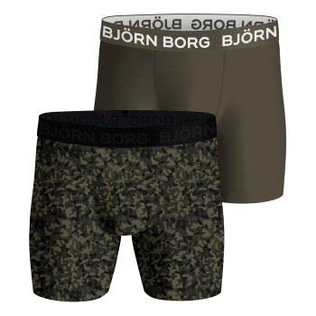 Björn Borg Kalsonger 2P Performance Boxer 1727 Grön Mönstrad polyester...