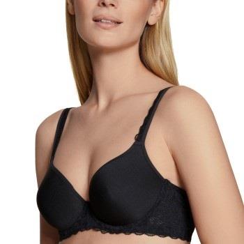 Calida BH Natural Comfort Lace Bra Svart polyamid B 90 Dam