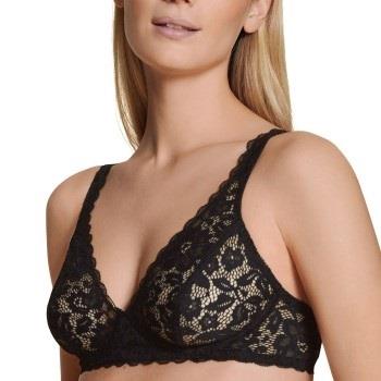 Calida BH Natural Comfort Lace Soft Bra Svart polyamid C 80 Dam