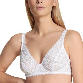 Calida BH Natural Comfort Lace Soft Bra Vit polyamid A 75 Dam