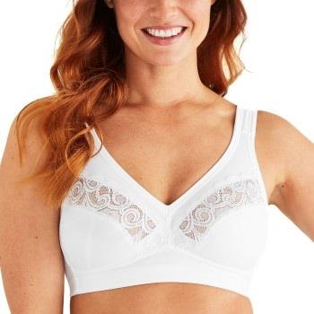 Swegmark BH Pure Grace Soft Bra Vit polyamid B 75 Dam