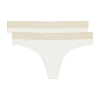 Marc O Polo Casual Thong Trosor 2P Vit bomull Small Dam