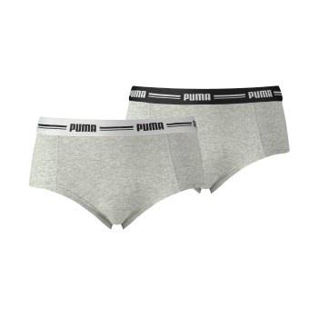 Puma Trosor 2P Iconic Mini Shorts Grå Small Dam