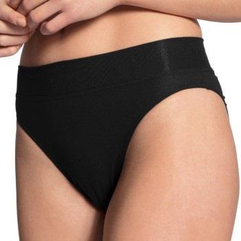 Calida Trosor 2P Elastic Briefs Svart bomull Medium Dam