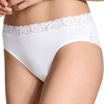 Calida Trosor Natural Comfort Lace Brief Vit bomull Small Dam