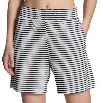 Calida Circular Sleep Shorts Vit/Marin tencel X-Small Dam