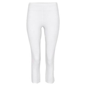 Decoy Capri Leggings Vit ekologisk bomull Small Dam