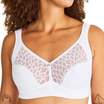 Swegmark BH Lovely Lilly Soft Bra Vit bomull C 80 Dam