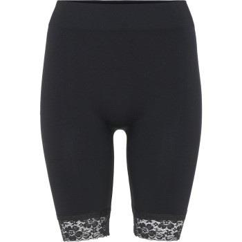 Decoy Long Shorts With Lace Svart X-Large Dam