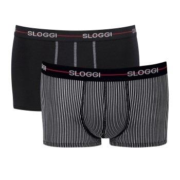 Sloggi Kalsonger 2P For Men Start Hip Svart m Ränder bomull Medium Her...