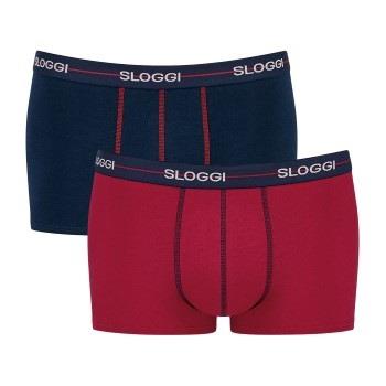 Sloggi Kalsonger 2P For Men Start Hip Blå/Röd bomull XX-Large Herr