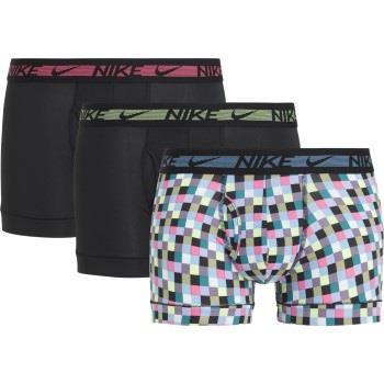 Nike Kalsonger 6P Dri-Fit Ultra Stretch Micro Boxer Svart mönstrad pol...