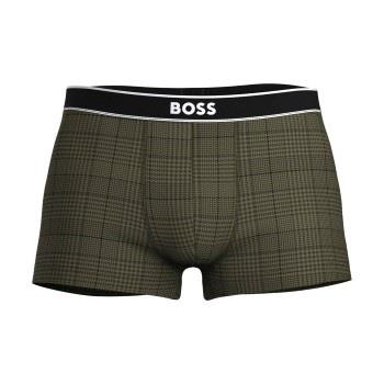 BOSS Kalsonger 24 Print Trunk Militärgrön bomull X-Large Herr