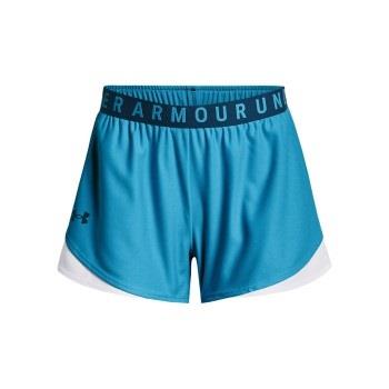 Under Armour 3P Play Up Shorts 3.0 Blå polyester Small Dam