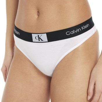 Calvin Klein Trosor 3P CK96 Cotton Thong Vit bomull X-Small Dam