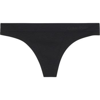 Calvin Klein Trosor 3P Fusion Flex Thong Svart polyamid Medium Dam