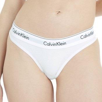 Calvin Klein Trosor 2P Modern Cotton Thong D1 Vit X-Large Dam