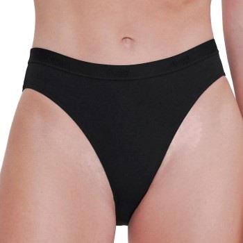 Sloggi Trosor 2P GO Casual High Leg Briefs Svart bomull Medium Dam