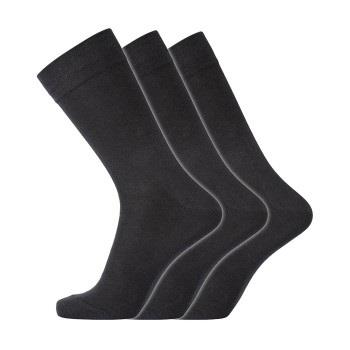 Dovre Strumpor 3P Cotton No-Elastic Socks Svart Strl 45/48 Herr