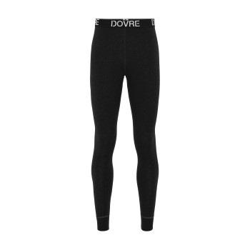 Dovre Organic Wool Long Johns Svart merinoull Small Herr